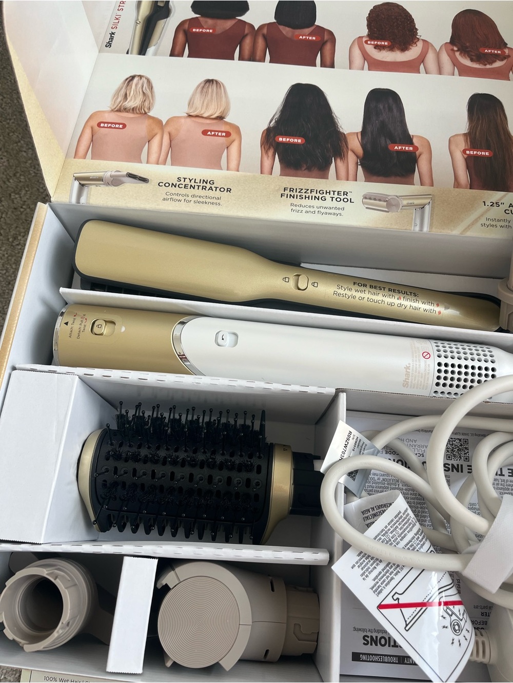 Shark Glam Hot Tool Air Styling & Drying System - Gold/Black - Picture 13 of 14